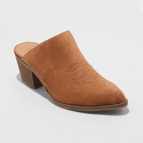 Universal Thread Shoes - Universal Thread western brown suede mules